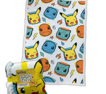 Pokemon sherpa deka 100x150cm - cover