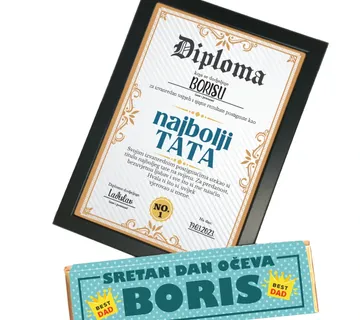 Dan očeva Diploma i čokolada - cover