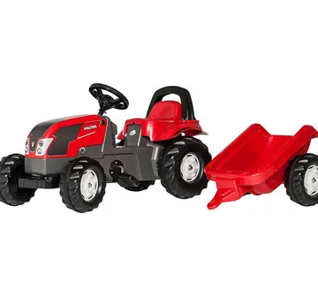 Rolly Toys traktor na pedale Valtra + prikolica - cover