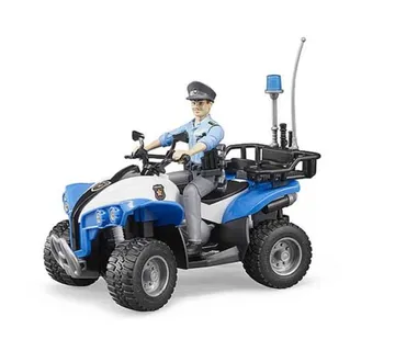 Bruder policijski quad + policajac - cover