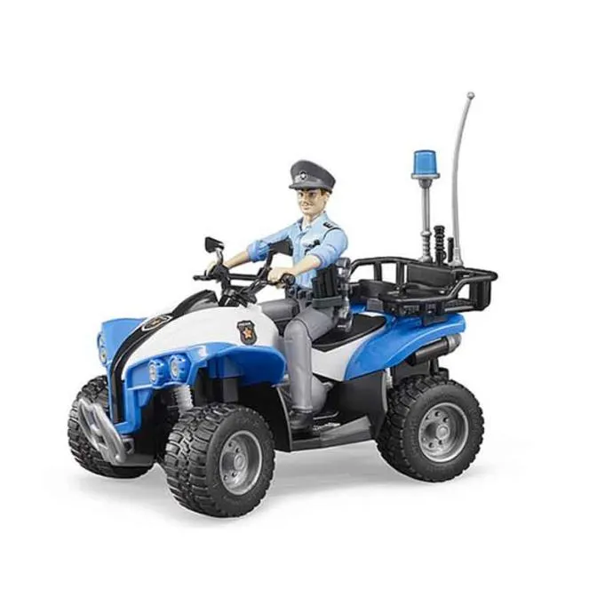 Bruder policijski quad + policajac - cover