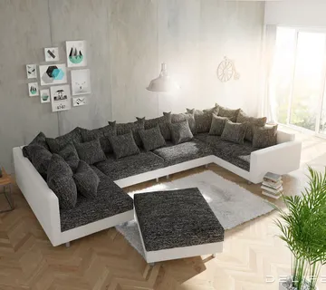 Kutna garnitura Clovis XL 400x200cm, Materijal: Strukturirana tkanina - cover