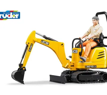 Bruder bager JCB Micro Excavator + radnik - cover