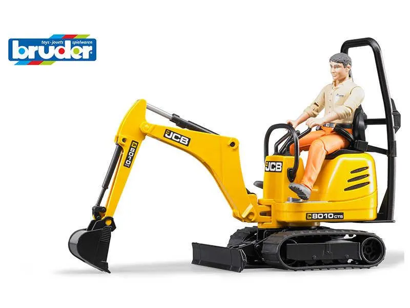 Bruder bager JCB Micro Excavator + radnik - cover