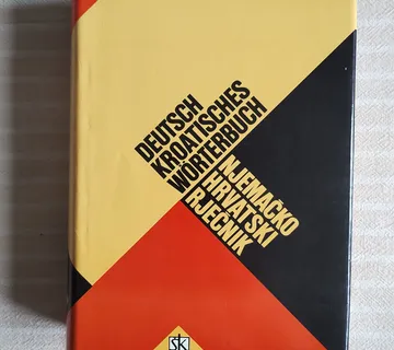 NJemačko hrvatski riječnik školska knjiga 1994 g - cover