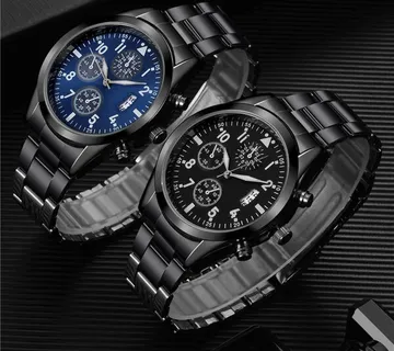 Muški sat Black night - cover