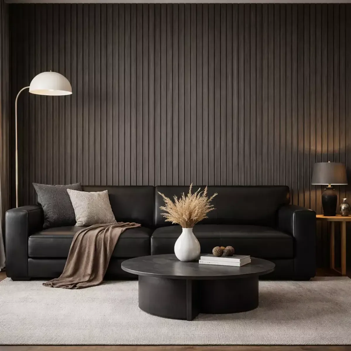 Samoljepljiva 3D zidna tapeta - imitacija drvenih letvica - cover