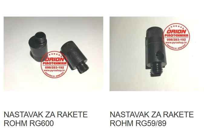 Nastavci za rakete starnih i plinskih pištolja - cover
