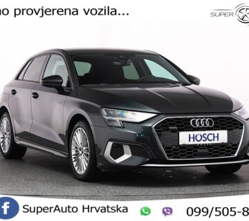 Audi A3 SB 40 TFSI Quattro Advanced 190 KS, LED+VIRT+TEM+GR SJED+PDC+ASIST - cover