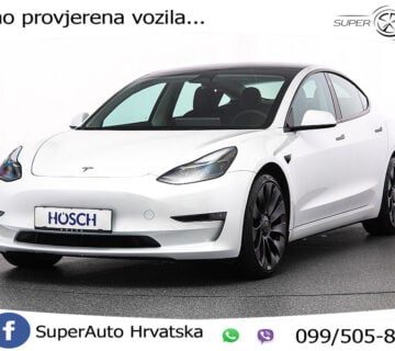 Tesla Model 3 Performance AWD 510 KS, ACC+KAM+LED+GR SJED+NAVI+ASIST - cover