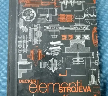 Karl-Heinz Decker – Elementi strojeva - Zagreb