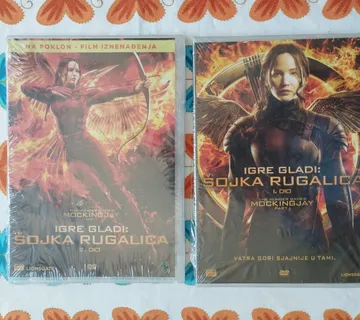 Igre gladi: Šojka rugalica 1 i 2 dio DVD NOVO - Samobor