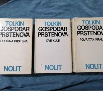 J.R.R. Tolkien – Gospodar prstenova 1-3 + poster - Zagreb