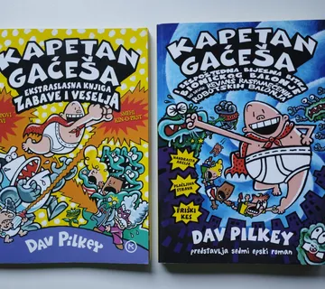 Dav Pilkey - Kapetan Gačeša - više naslova - Samobor