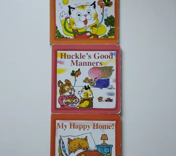 Richard Scarry - My happy home, Huckle`s opposites, Huckle`s good ... - Samobor