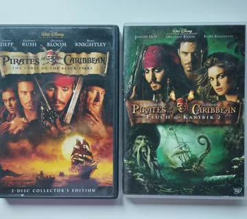 Pirati s Kariba - Prokletstvo Crnoga Dragulja / Mrtvačeva škrinja DVD - Samobor