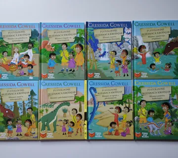 Cressida Cowell - Pustolovine blizanaca Krošnjar 3,4,5,6,7,8,9,10 LOT - Samobor