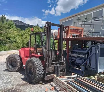 Terenski viličar Diesel 2000 kg CLIMAX TT20-4M - POGON 4×4 - Buzet
