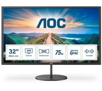 AOC LED-Display Q32V4 - 81.3 cm (32) - 2560 x 1440 QHD - cover