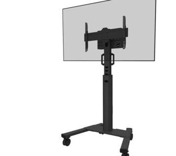 Neomounts cart - for flat panel - black - cover