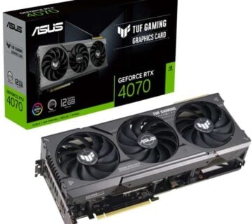 RTX 4070 12GB Asus TUF Gaming OC GDDR6X 3Fan TUF-RTX4070-12G-GAMING - cover