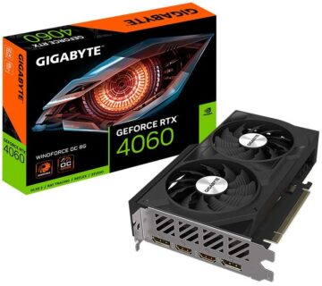 Gigabyte GeForce RTX 4060 WINDFORCE OC 8G - graphics card - GeForce RTX 4060 - 8 GB - cover