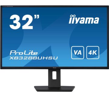 81.3cm/32“ (3840x2160) Iiyama ProLite XB3288UHSU-B5 4K LED 60Hz 3ms 2xHDMI DP LS Black - cover