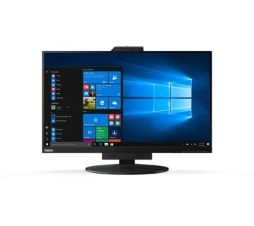 69cm/27“ (2560x1440) Lenovo ThinkCentre Tiny-in-One 27 16:9 QHD 60Hz 4ms HDMI DP USB Pivot Speaker Black - cover