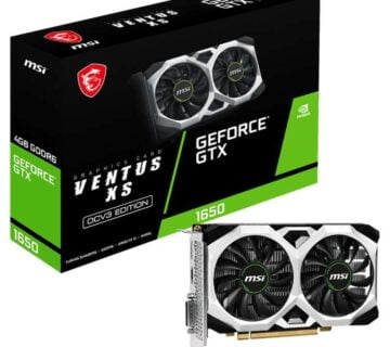 GTX 1650 4GB MSI VENTUS XS OCV3 GDDR6 - cover