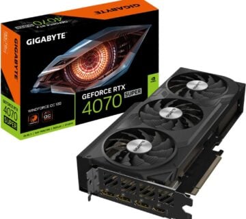 RTX 4070 Super 12GB Gigabyte Windforce OC GDDR6X 3Fan - cover