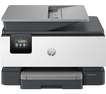 T HP OfficeJet Pro 9120e ink multifunction printer 4in1 HP+ A4 LAN WLAN ADF Duplex - cover