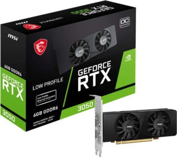 RTX 3050 6GB MSI LP OC GDDR6 - cover