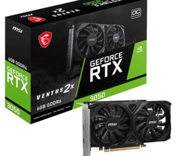 RTX 3050 6GB MSI VENUS 2x OC GDDR6 - cover