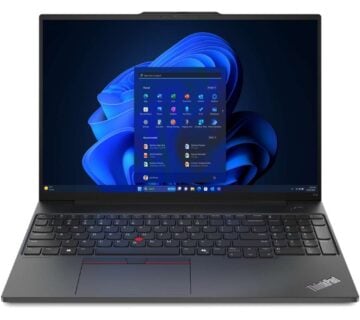 Lenovo ThinkPad E16 G2 RYZ5 7535HS/8GB/256SSD/R660M/W11Pro black - cover