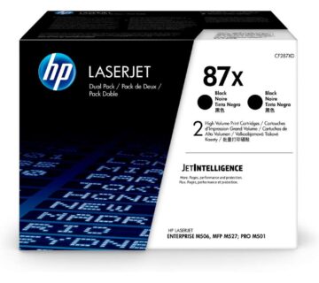 HP Toner 87X CF287XD Black Pack of 2 - cover