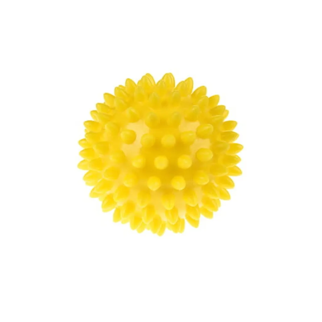 Tullo šiljasta masažna loptica 5,4cm žuta - cover