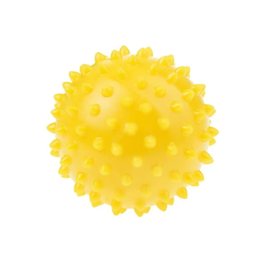 Tullo šiljasta masažna loptica 7,6cm žuta - cover