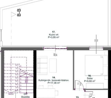 Istra, Medulin, prizemlje 41,18m2, 1SS+DB, vrt 39m2, 400 metara od mora #prodaja - cover