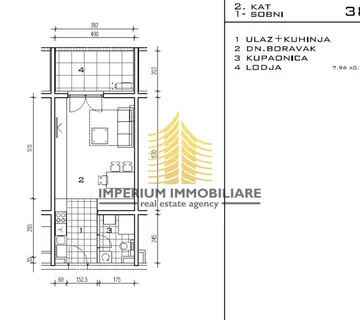 Stan, Najam, Stenjevec, 38.29m2, Garsonijera - cover