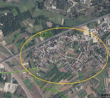Građevinsko zemljište M1, Blato, 1620 m2 - Brezovica, Zagreb