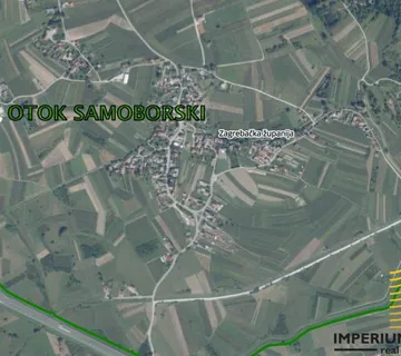 Građevinsko zemljište: Samoborski otok 915m2 - Samoborski Otok, Samobor