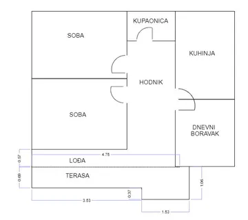 Stan za radnike, Gornja Dubrava, 85m2 - Zagreb