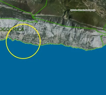 Building plot, Omiška riviera, first row to sea, 4.100 m2, Croatia - cover