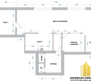 Iznajmljuje se poslovni prostor na glavnoj prometnici u Dugom selu (110 m2) - Dugo Selo