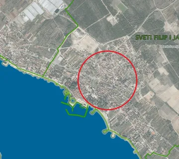 Building plot with project, Sv. Filip and Jakov, 466m2, Croatia - Sveti Filip i Jakov