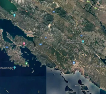 Building land, TRIBUNJ, 3500 m2, Jadranska magistrala