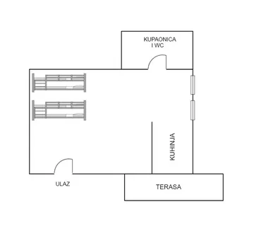 Stan za radnike, Granešina, 20m2 - Zagreb