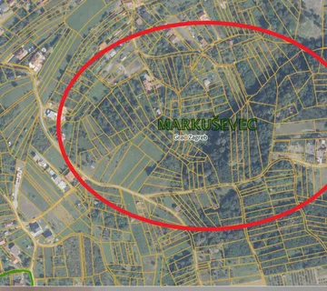 Građevinsko zemljište: Markuševac- 800m2, Građevinska za objekt 150m2 - Zagreb