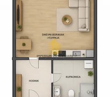 Stan, Prodaja, Podsused - Vrapče, Gajnice, 21m2, Garsonijera - Zagreb