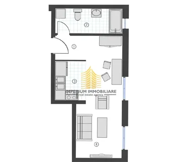Stan, Prodaja, Peščenica - Žitnjak, Ferenščica, 37m2, 1-sobni - cover